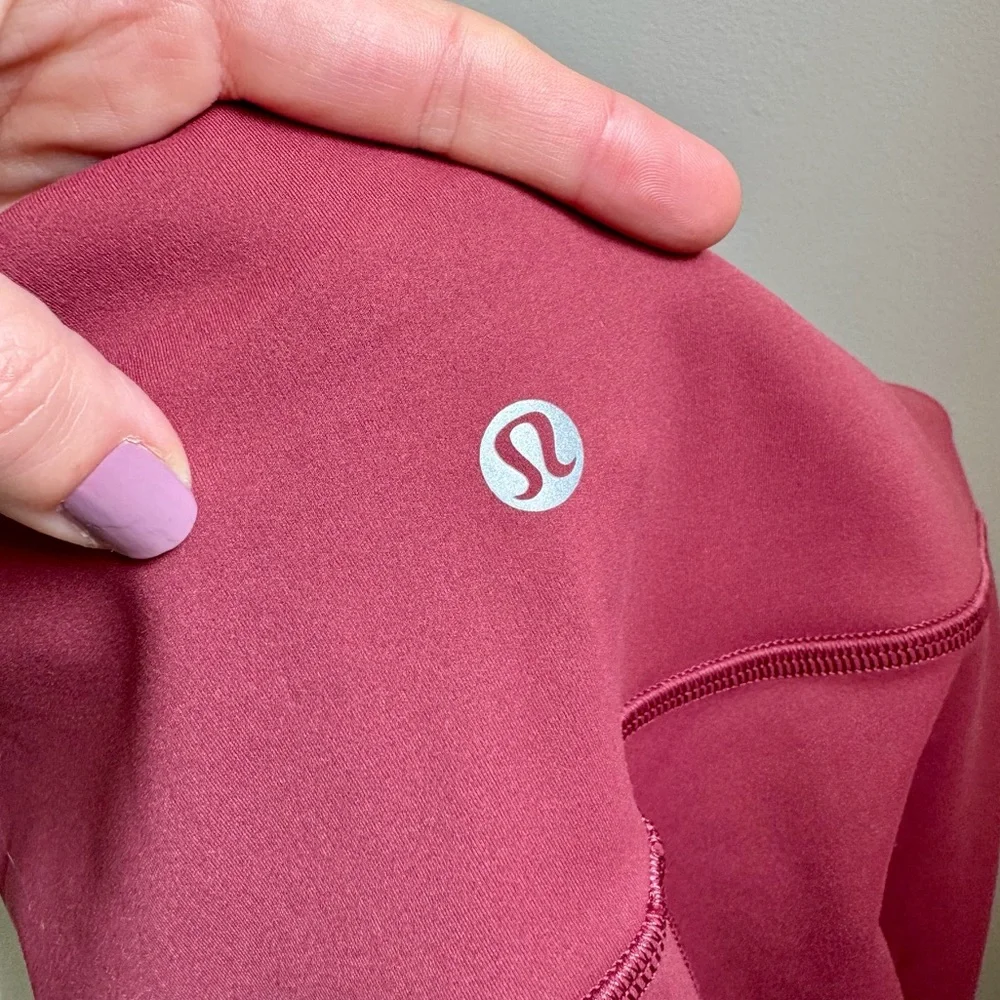 Lululemon Athletica Wunder Train High-Rise Crop 23” Leggings, Mulled Wine sz. 4